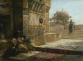 SENTINEL AT THE ENTRANCE TO THE TEMPLE MOUNT JERUSALEM Gustav Bauernfeind Orientalist